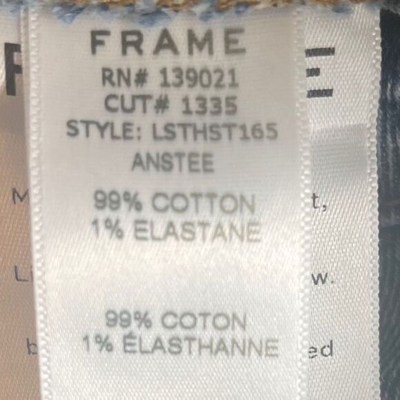 Frame Denim Anstee Studded Straight Leg Jeans Sz 25 - Picture 14 of 14